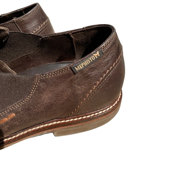 Mephisto Shoes Mens Loafer Leather Smooth Slip On Dress Shoes Brown 8.5 - Picture 6 of 11